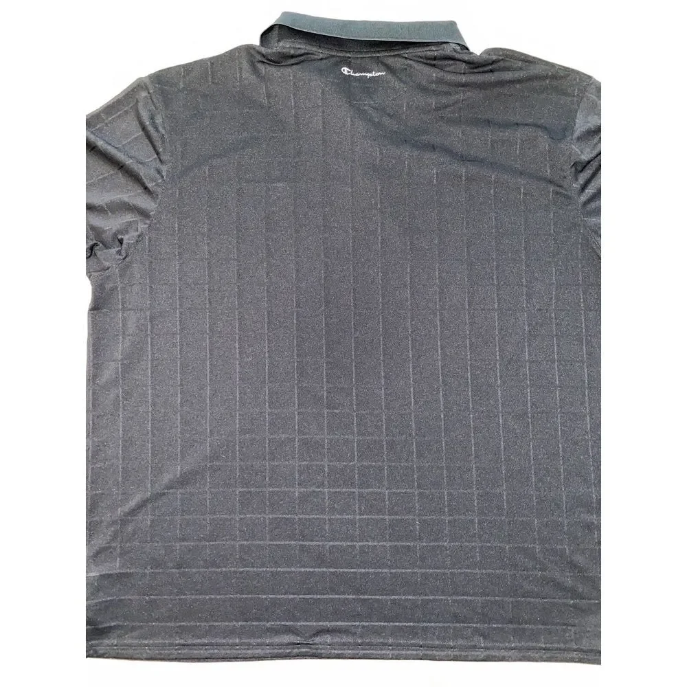 Champion Duo Dry 2XL Men's Polo Shirt‎ Short Sleeve Black